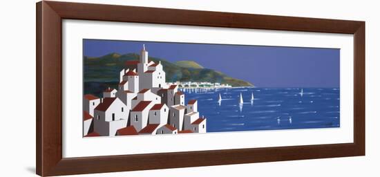 Tarde en Cadaques-Vicenc Curtó-Framed Giclee Print