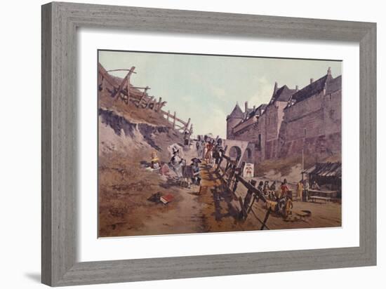 'Target Practice (Dieppe 1795)', 1896-Unknown-Framed Giclee Print