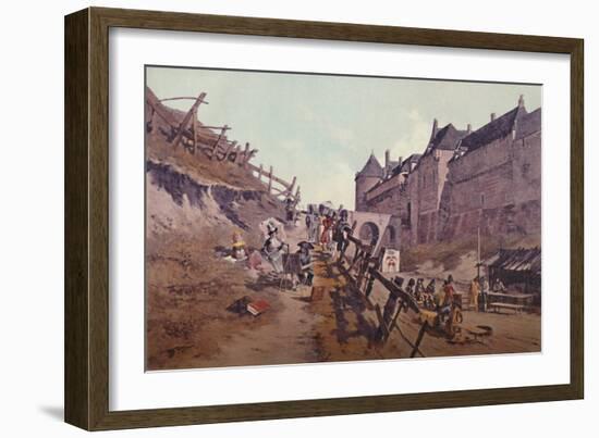 'Target Practice (Dieppe 1795)', 1896-Unknown-Framed Giclee Print