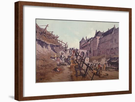 'Target Practice (Dieppe 1795)', 1896-Unknown-Framed Giclee Print