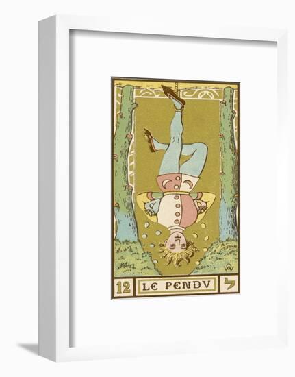 Tarot: 12 Le Pendu, The Hanged Man-Oswald Wirth-Framed Photographic Print