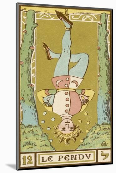 Tarot: 12 Le Pendu, The Hanged Man-Oswald Wirth-Mounted Photographic Print