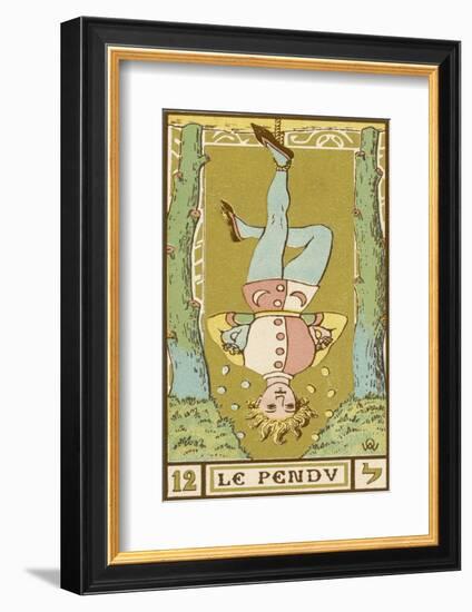 Tarot: 12 Le Pendu, The Hanged Man-Oswald Wirth-Framed Photographic Print