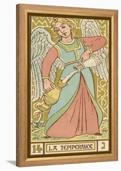 Tarot: 14 La Temperance-Oswald Wirth-Framed Premier Image Canvas