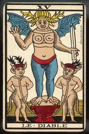 Tarot: 15 Le Diable, The Devil' Art Print | Art.com