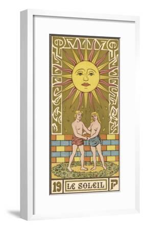 Tarot 19 Le Soleil The Sun Giclee Print Oswald Wirth Art Com