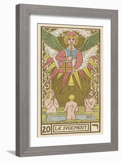 Tarot: 20 Le Jugement, The Judgment-Oswald Wirth-Framed Art Print