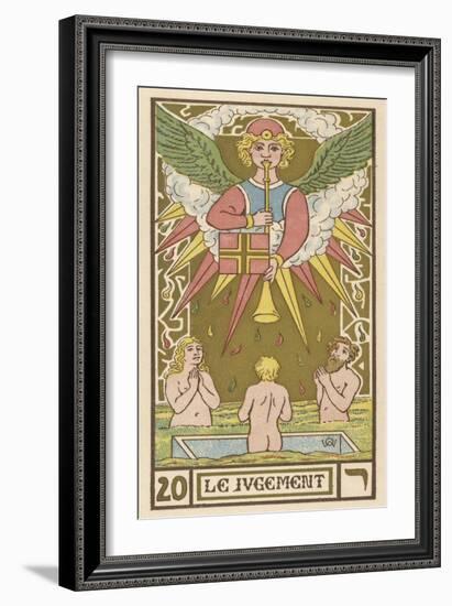 Tarot: 20 Le Jugement, The Judgment-Oswald Wirth-Framed Art Print