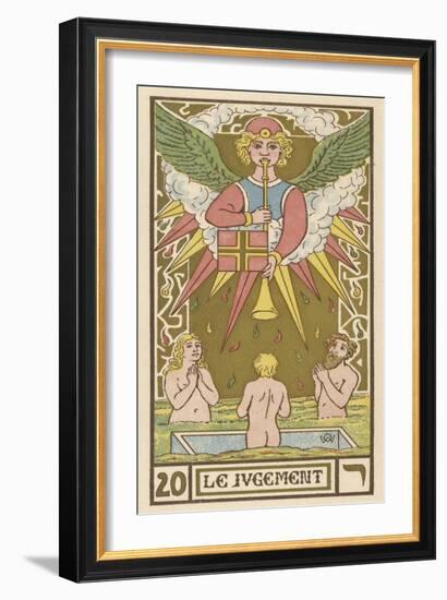 Tarot: 20 Le Jugement, The Judgment-Oswald Wirth-Framed Art Print