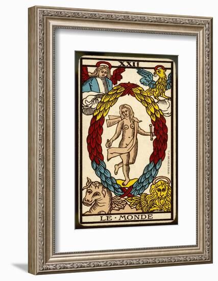 Tarot: 21 Le Monde, The World-null-Framed Photographic Print