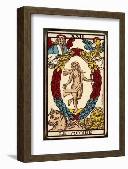 Tarot: 21 Le Monde, The World-null-Framed Photographic Print