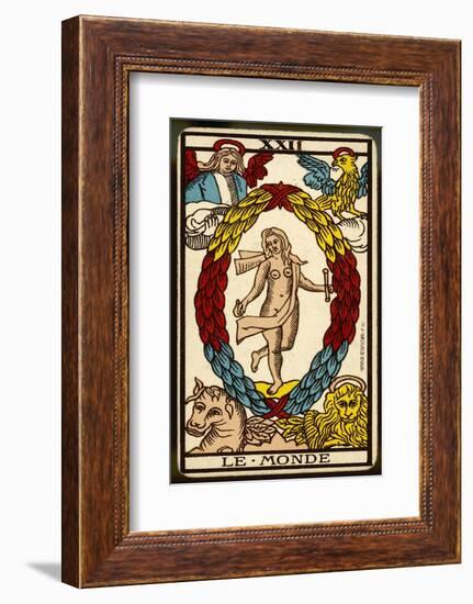 Tarot: 21 Le Monde, The World-null-Framed Photographic Print