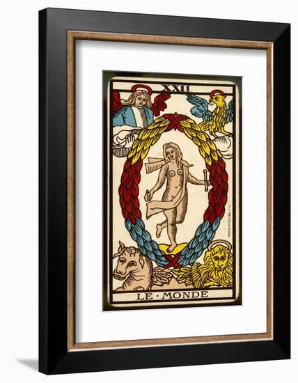 Tarot: 21 Le Monde, The World-null-Framed Photographic Print