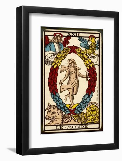 Tarot: 21 Le Monde, The World-null-Framed Photographic Print