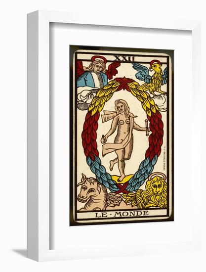 Tarot: 21 Le Monde, The World-null-Framed Photographic Print