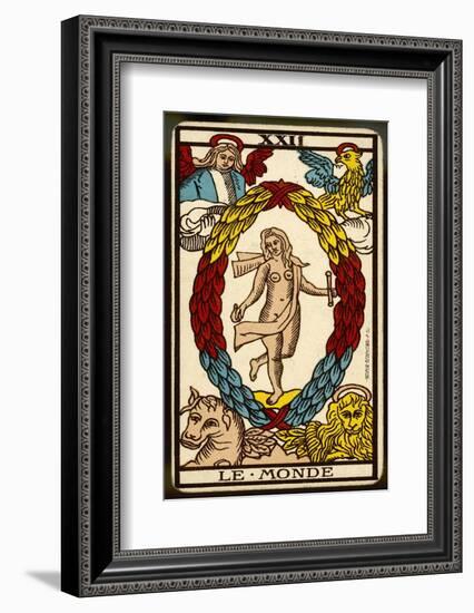 Tarot: 21 Le Monde, The World-null-Framed Photographic Print