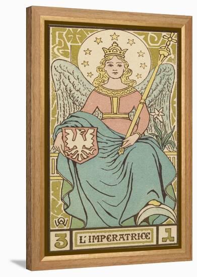 Tarot: 3 L'Imperatrice, The Empress-Oswald Wirth-Framed Premier Image Canvas