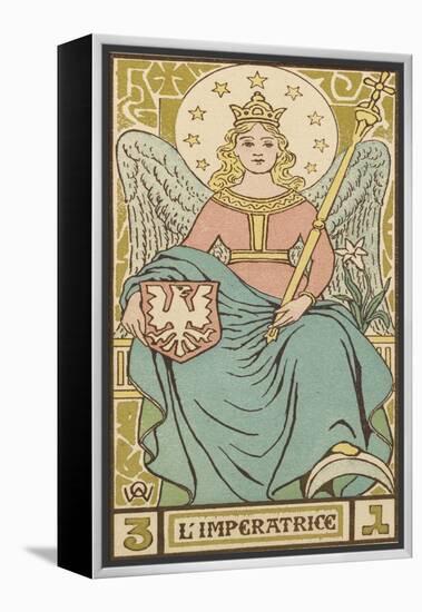 Tarot: 3 L'Imperatrice, The Empress-Oswald Wirth-Framed Premier Image Canvas