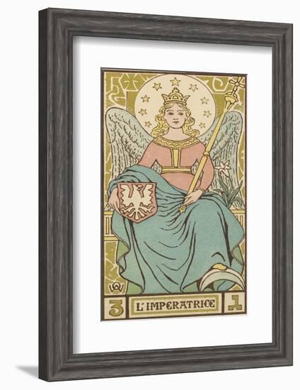 Tarot: 3 L'Imperatrice, The Empress-Oswald Wirth-Framed Photographic Print