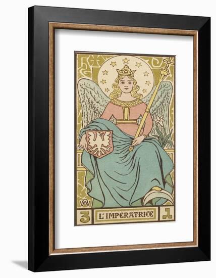 Tarot: 3 L'Imperatrice, The Empress-Oswald Wirth-Framed Photographic Print