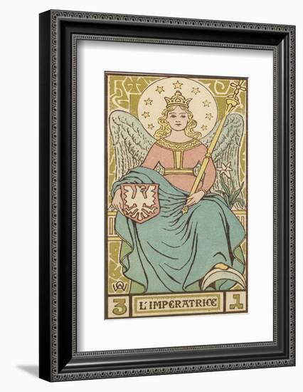 Tarot: 3 L'Imperatrice, The Empress-Oswald Wirth-Framed Photographic Print