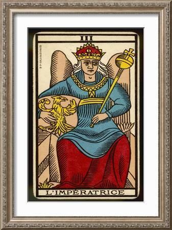 'Tarot: 3 L'Imperatrice, The Empress' Art Print | Art.com