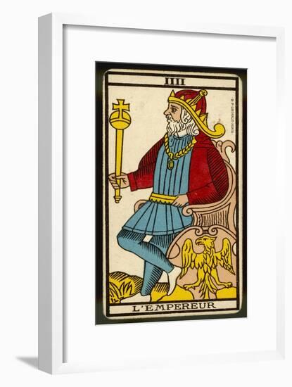 Tarot: 4 L'Empereur, The Emperor-null-Framed Art Print