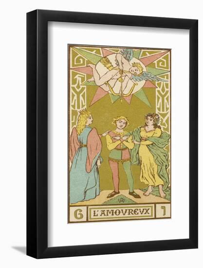 Tarot: 6 L'Amoureux, The Lover-Oswald Wirth-Framed Photographic Print
