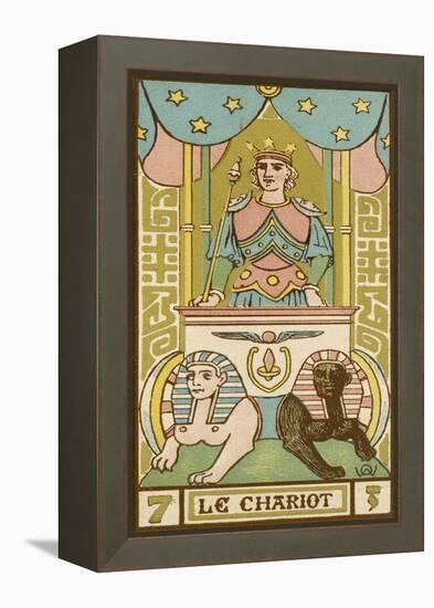 Tarot: 7 Le Chariot-Oswald Wirth-Framed Premier Image Canvas