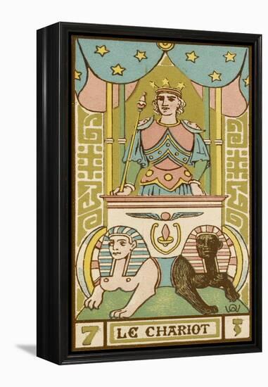 Tarot: 7 Le Chariot-Oswald Wirth-Framed Premier Image Canvas