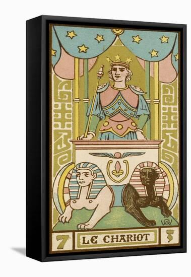 Tarot: 7 Le Chariot-Oswald Wirth-Framed Premier Image Canvas