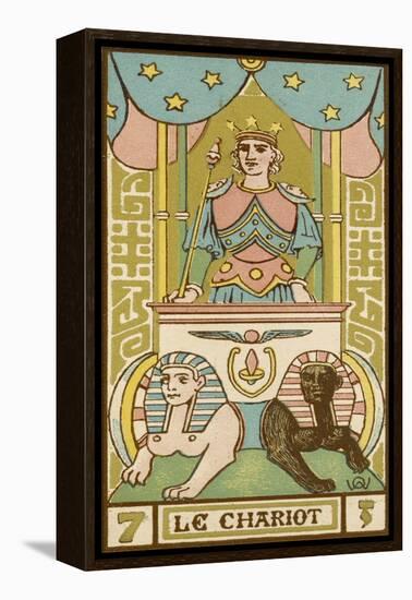 Tarot: 7 Le Chariot-Oswald Wirth-Framed Premier Image Canvas