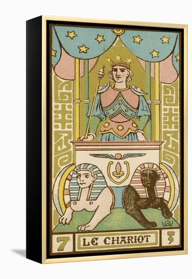 Tarot: 7 Le Chariot-Oswald Wirth-Framed Premier Image Canvas