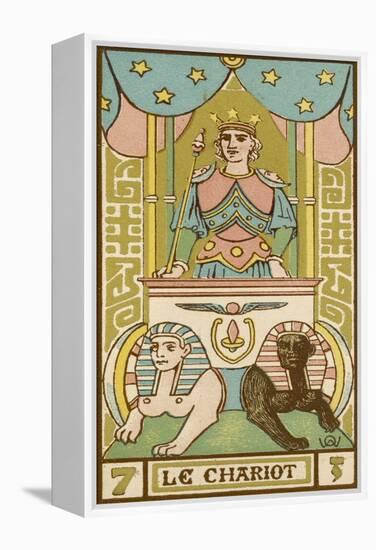 Tarot: 7 Le Chariot-Oswald Wirth-Framed Premier Image Canvas