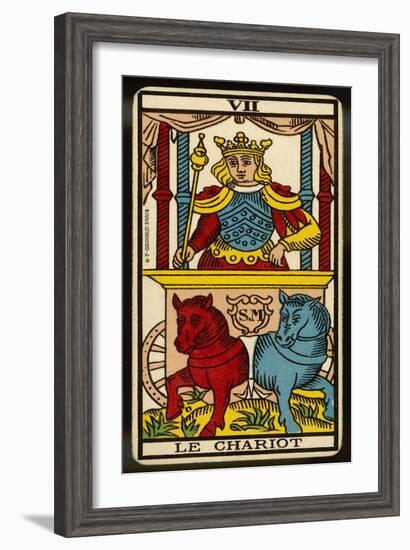 Tarot: 7 Le Chariot-null-Framed Art Print