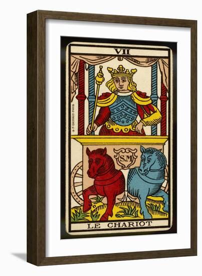 Tarot: 7 Le Chariot-null-Framed Art Print