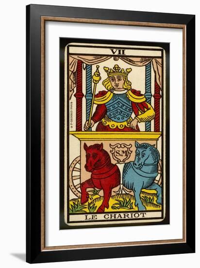 Tarot: 7 Le Chariot-null-Framed Art Print