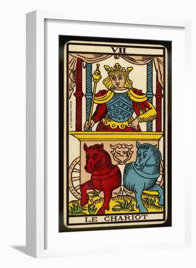 Tarot: 7 Le Chariot-null-Framed Art Print