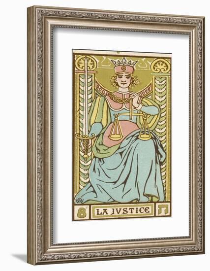 Tarot: 8 La Justice-Oswald Wirth-Framed Photographic Print