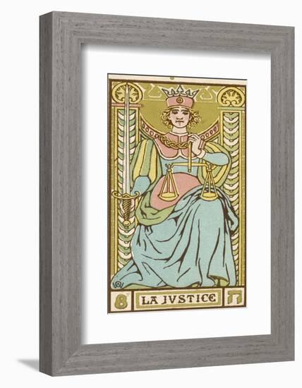 Tarot: 8 La Justice-Oswald Wirth-Framed Photographic Print