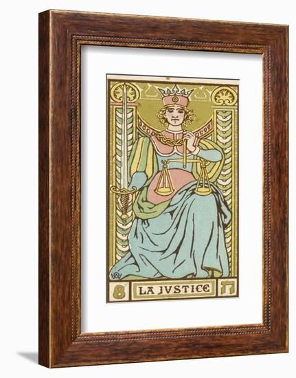 Tarot: 8 La Justice-Oswald Wirth-Framed Photographic Print