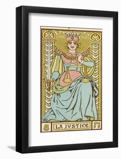 Tarot: 8 La Justice-Oswald Wirth-Framed Photographic Print