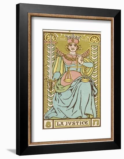 Tarot: 8 La Justice-Oswald Wirth-Framed Photographic Print