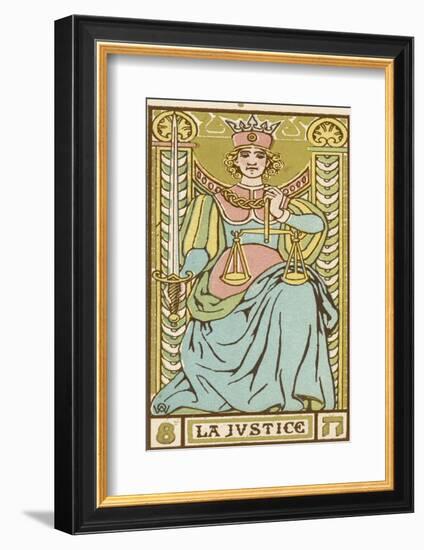 Tarot: 8 La Justice-Oswald Wirth-Framed Photographic Print