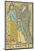 Tarot: 9 L'Ermite, The Hermit-Oswald Wirth-Mounted Photographic Print