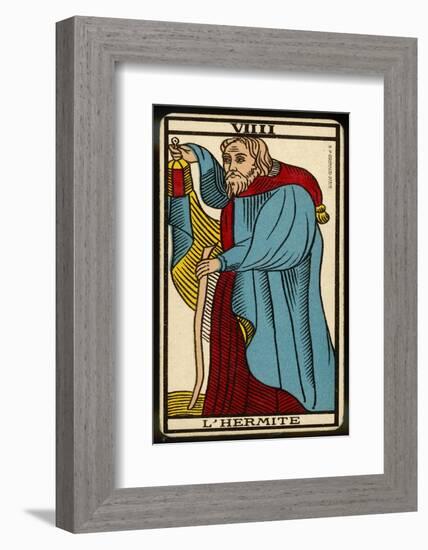 Tarot: 9 L'Hermite-null-Framed Photographic Print