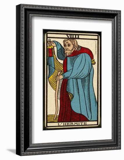 Tarot: 9 L'Hermite-null-Framed Photographic Print