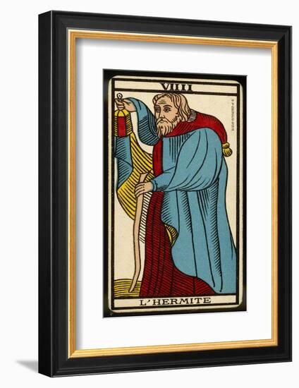 Tarot: 9 L'Hermite-null-Framed Photographic Print