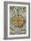 Tarot Card With a Central Wheel in the Clouds-Arthur Edward Waite-Framed Giclee Print