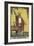 Tarot Card With a Magician Holding an Object Wearing a Red Robe, Before a Table With a Sword-Arthur Edward Waite-Framed Giclee Print